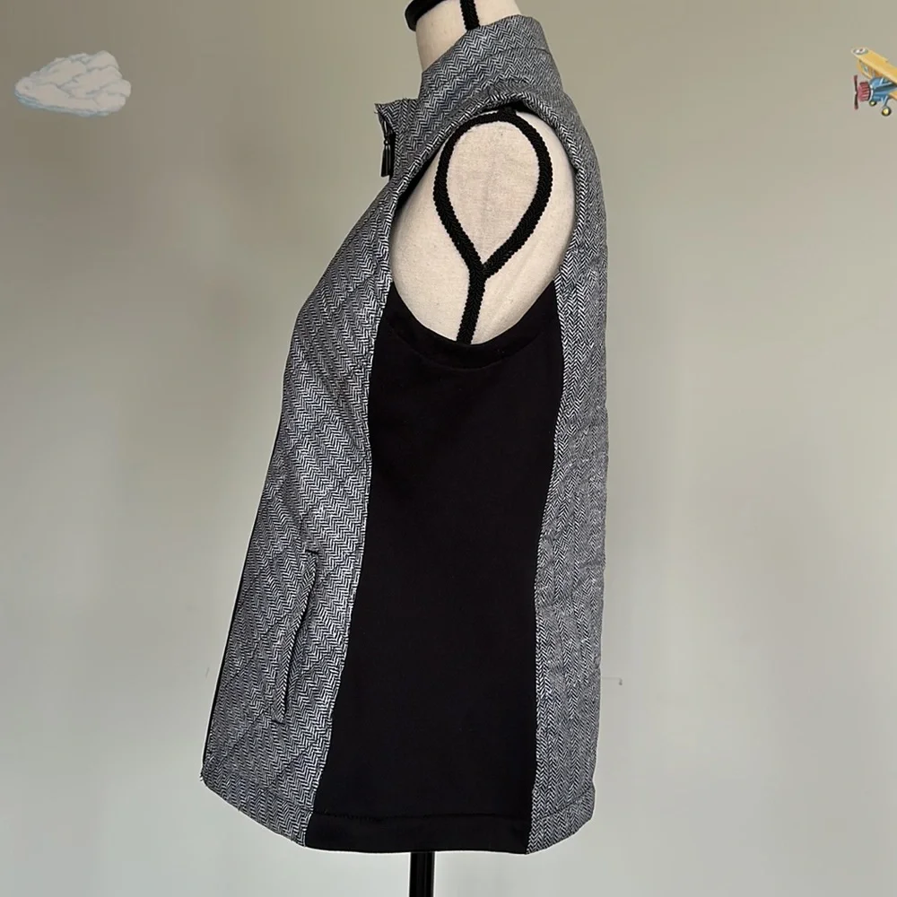 Black and Gray Vest Jacket - Picture 6 of 8